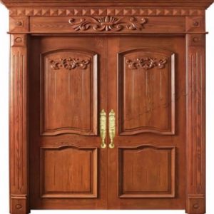 Cửa gỗ tự nhiên gõ đỏ